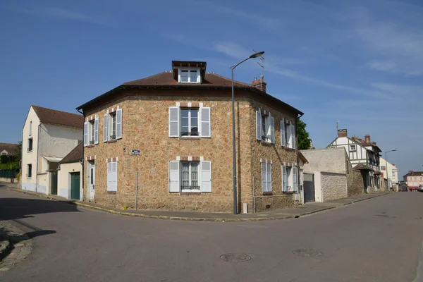 Ile de France, pittoreska byn av Ecquevilly — Stockfoto