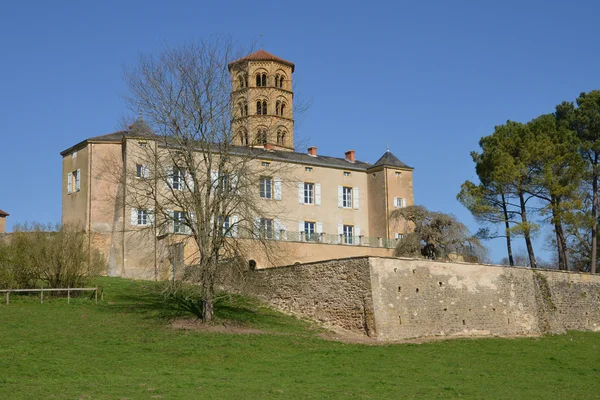 Frankrijk, pittoreske dorp van b Anzy le duc in Saone et Loire — Stockfoto