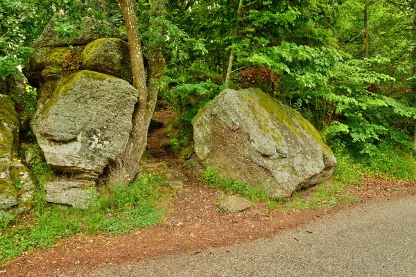 Frankrike, pittoreska Mont Sainte Odile i Bas Rhin — Stockfoto