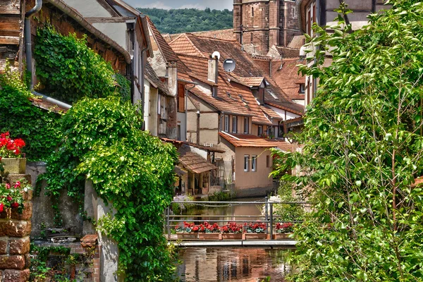 Frankrijk, de schilderachtige stad van Wissembourg in Bas Rhin — Stockfoto