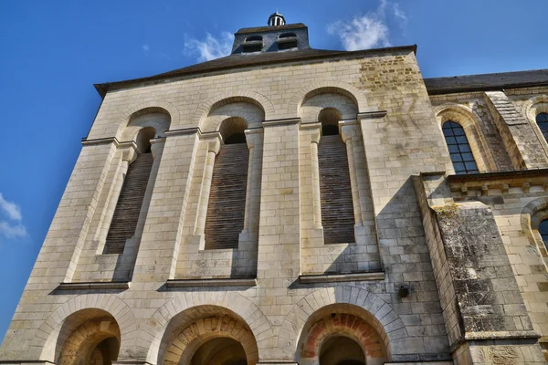 Saint Benoit pitoresk şehir sur Loire Val de Loire içinde — Stok fotoğraf