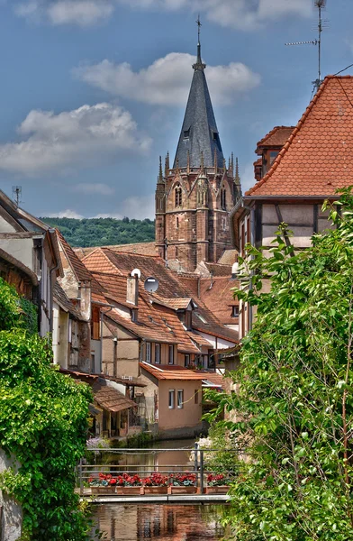 France, la ville pittoresque de Wissembourg dans le Bas Rhin — Photo