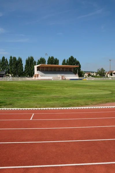 Francie, stadionu les mureaux — Stock fotografie