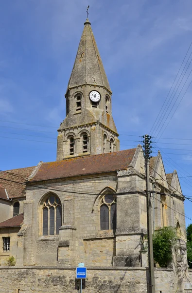 Oise, den pittoreska kyrka Bouconvillers — Stockfoto