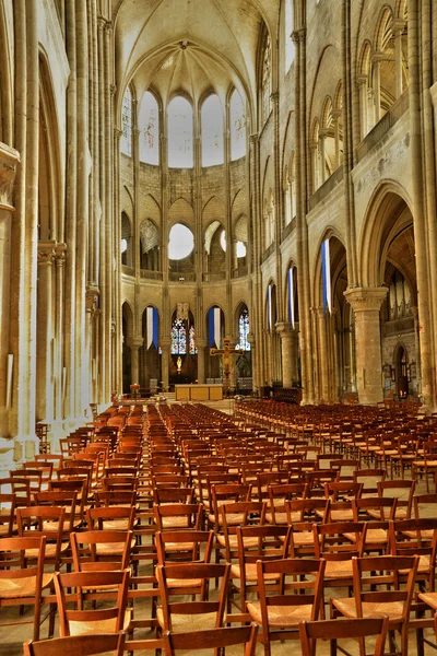 France, the picturesque city of Mantes la Jolie — Stock Photo, Image