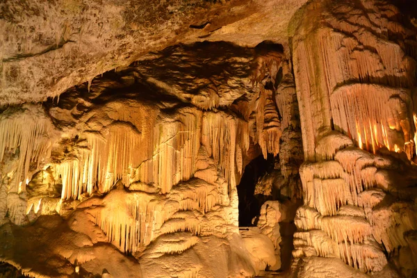 슬로베니아, 그림 및 역사적인 동굴의 포스 토 이나 — 스톡 사진