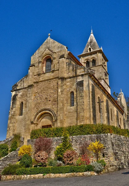 França, pitoresca aldeia de Chateauneuf em Saone et Loire — Fotografia de Stock