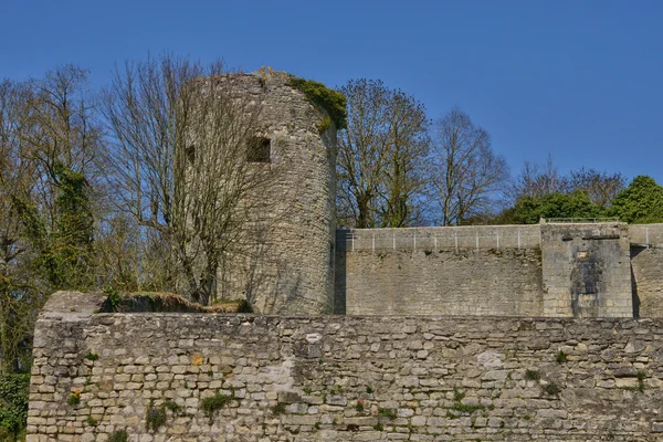 France, picturesque city of La Charite sur Loire in Bourgogne — стоковое фото