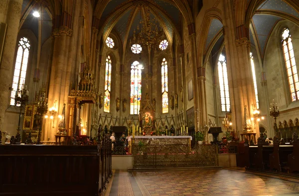 Croacia, pintoresca catedral de Zagreb — Foto de Stock