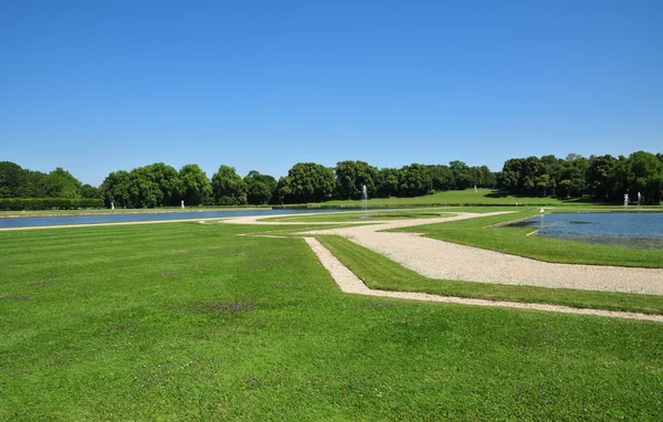 Picardie, el pintoresco castillo de Chantilly en Oise — Foto de Stock