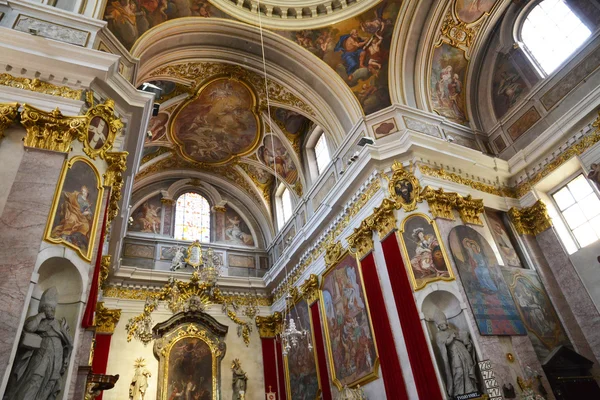 Eslovenia, pintoresca e histórica catedral de Liubliana —  Fotos de Stock