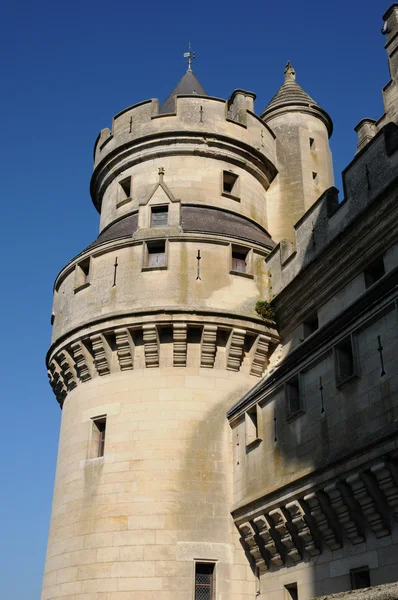 Frankrike, slottet av pierrefonds Picardie — Stockfoto