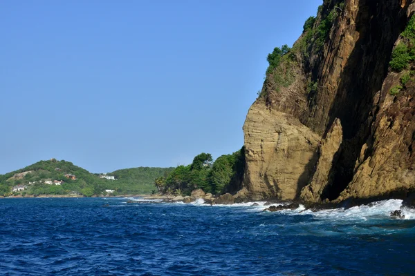 The picturesque island of Saint Lucia in West indies — Stock Photo, Image