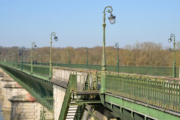 Cidade pitoresca de Briare em Loiret — Fotografia de Stock