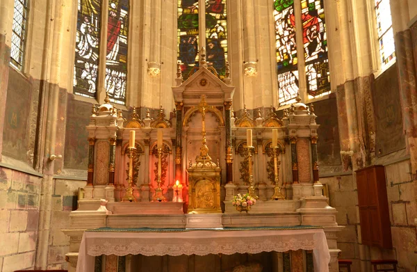 França, a pitoresca igreja de L Isle Adam — Fotografia de Stock