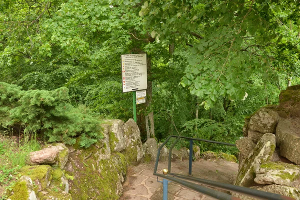 França, pitoresca Mont Sainte Odile em Bas Rhin — Fotografia de Stock