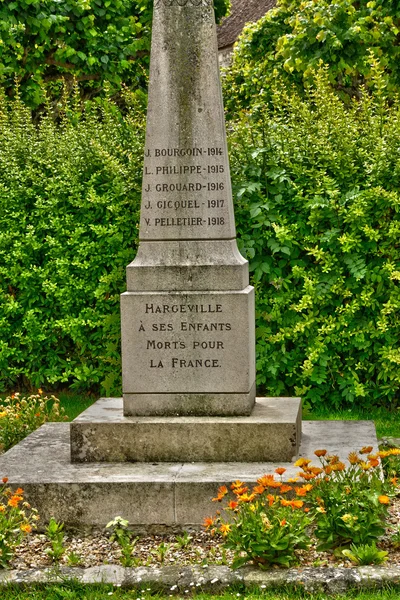 Ile de France, pitoresca aldeia de Hargeville — Fotografia de Stock