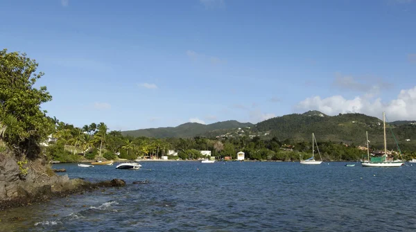 Paisaje de Le Diamant en Martinica — Foto de Stock
