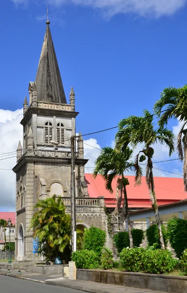 Martinica, pintoresca ciudad de Morne Rouge; en las Indias Occidentales — Foto de Stock