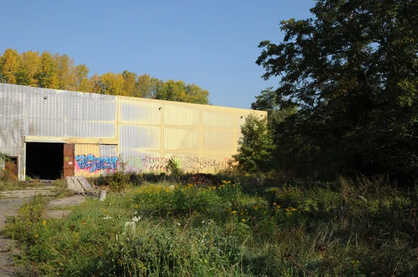 France, industrial wasteland in Les Mureaux — Stock Photo, Image