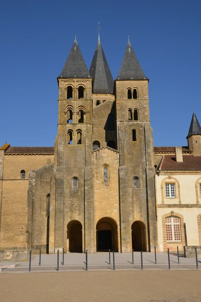 Saone et Loire, Paray le Monial pitoresk kenti — Stok fotoğraf