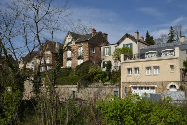 França, a pitoresca cidade de triel sur seine — Fotografia de Stock