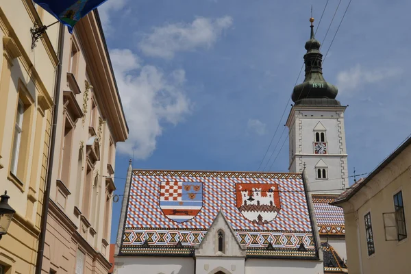 Croatie, ville pittoresque de Zagreb — Photo