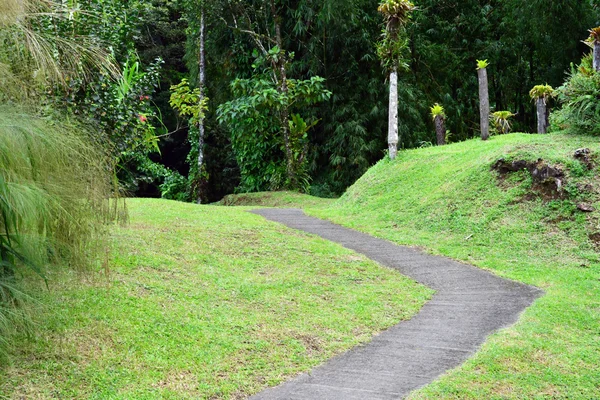 Martinica, pintoresca ciudad de Morne Rouge en las Indias Occidentales — Foto de Stock