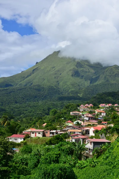 Martinique, ville pittoresque de Morne Rouge ; aux Antilles — Photo