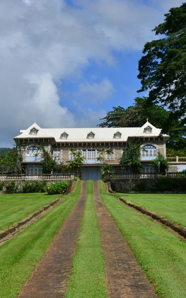 Martinique, pitoresk şehir Saint Pierre Batı Hint Adaları — Stok fotoğraf