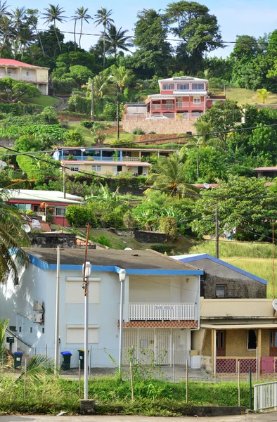 Martinica, pitoresca cidade de Marigot nas Índias Ocidentais — Fotografia de Stock