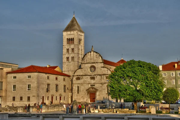 Hırvatistan, pitoresk şehir Zadar içinde Balkan — Stok fotoğraf