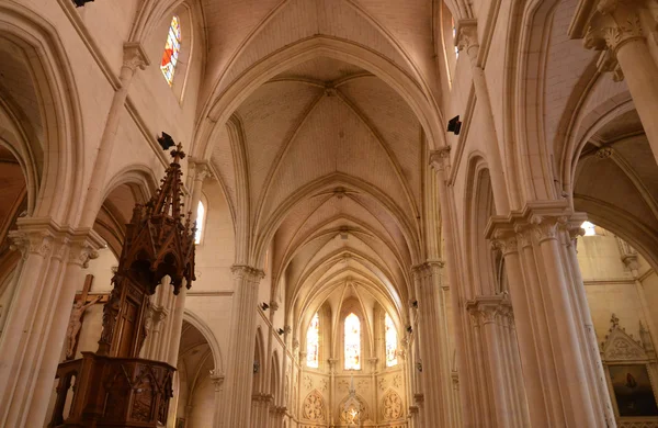 Fransa, Houlgate Normandiya'da pitoresk chuch — Stok fotoğraf