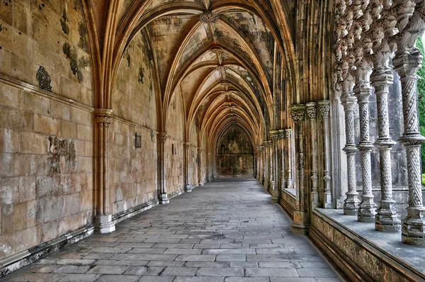 Interior of monastery of Batalha in Portugal — Stock Photo, Image