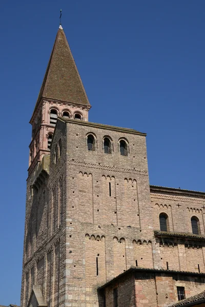 Burgundia, malowniczego miasta Tournus w saone et loire — Zdjęcie stockowe