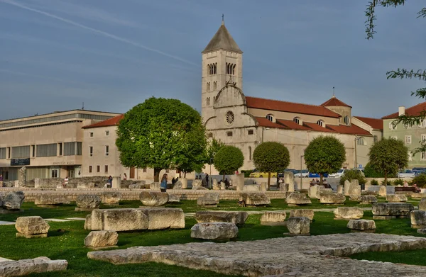 Croatie, ville pittoresque de Zadar dans les Balkans — Photo