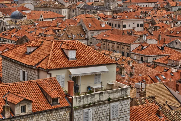 Croácia, cidade velha e pitoresca de Dubrovnik — Fotografia de Stock