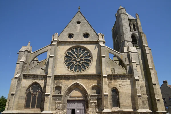 Франция, живописная церковь Шамбли в Пикардии — стоковое фото