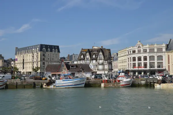 Fransa, Trouville pitoresk şehir — Stok fotoğraf