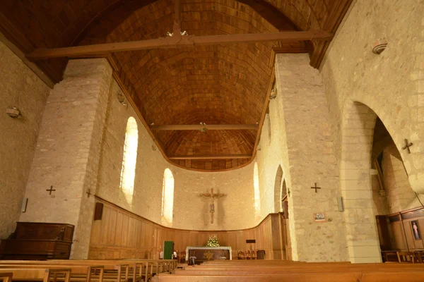 Frankreich, die malerische Kirche von thoiry — Stockfoto