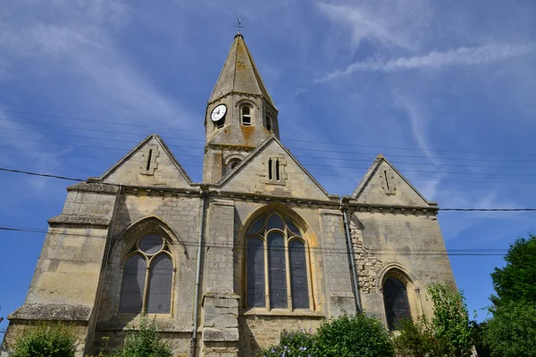 Oise, a pitoresca igreja de Bouconvillers — Fotografia de Stock