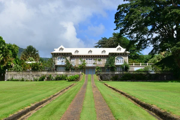 Martinique, malerische stadt des heiligen pierre in westindien — Stockfoto