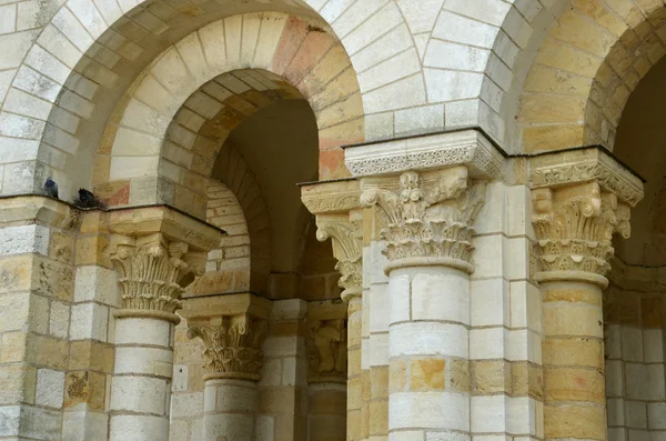 Saint Benoit pitoresk şehir sur Loire Val de Loire içinde — Stok fotoğraf