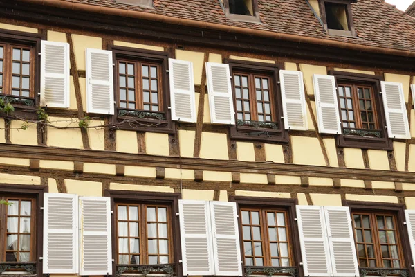 Bas rhin, Obernai pitoresk şehir Alsace'deki / daki — Stok fotoğraf