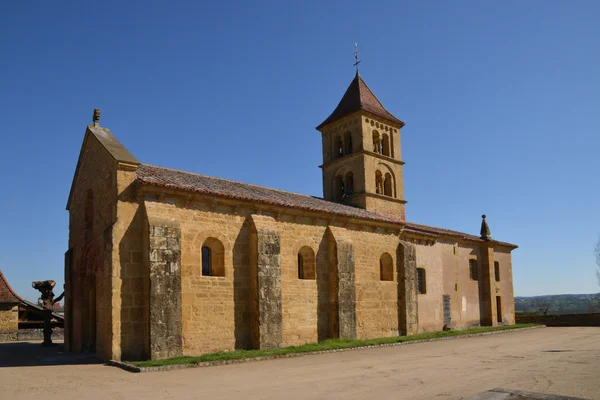 Франція, мальовничі села Монсо L Etoile в сон і Ло — стокове фото