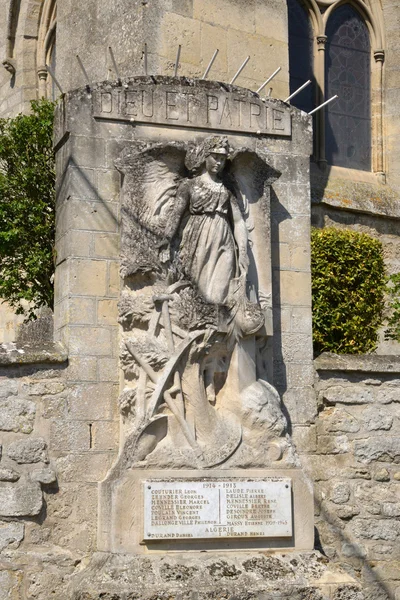 Frankrijk, pittoreske dorp van Bouconvillers in Oise — Stockfoto