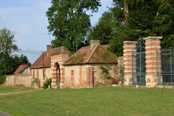 France, château historique de Mussegros à Ecouis en Normandie — Photo