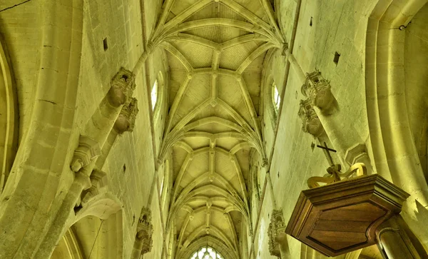 Frankreich, die historische seranskirche in picardie — Stockfoto