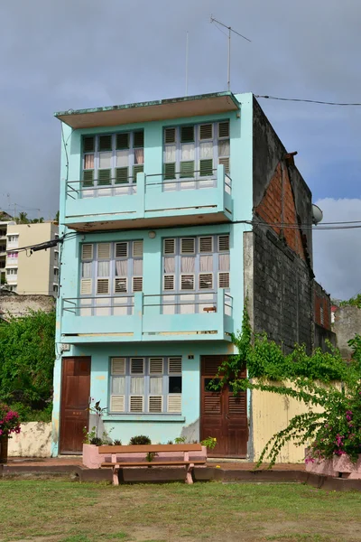 Martinica, la pintoresca ciudad de Le Carbet en Indias Occidentales — Foto de Stock