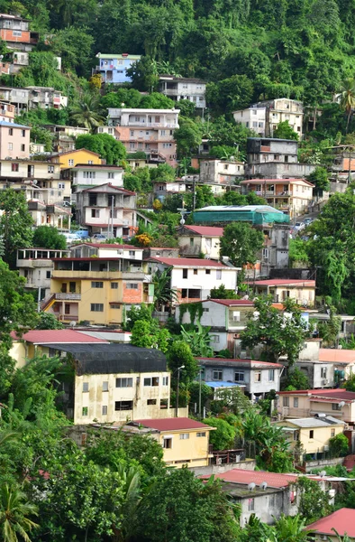 Martinica, pitoresca cidade de Fort de France nas Índias Ocidentais — Fotografia de Stock